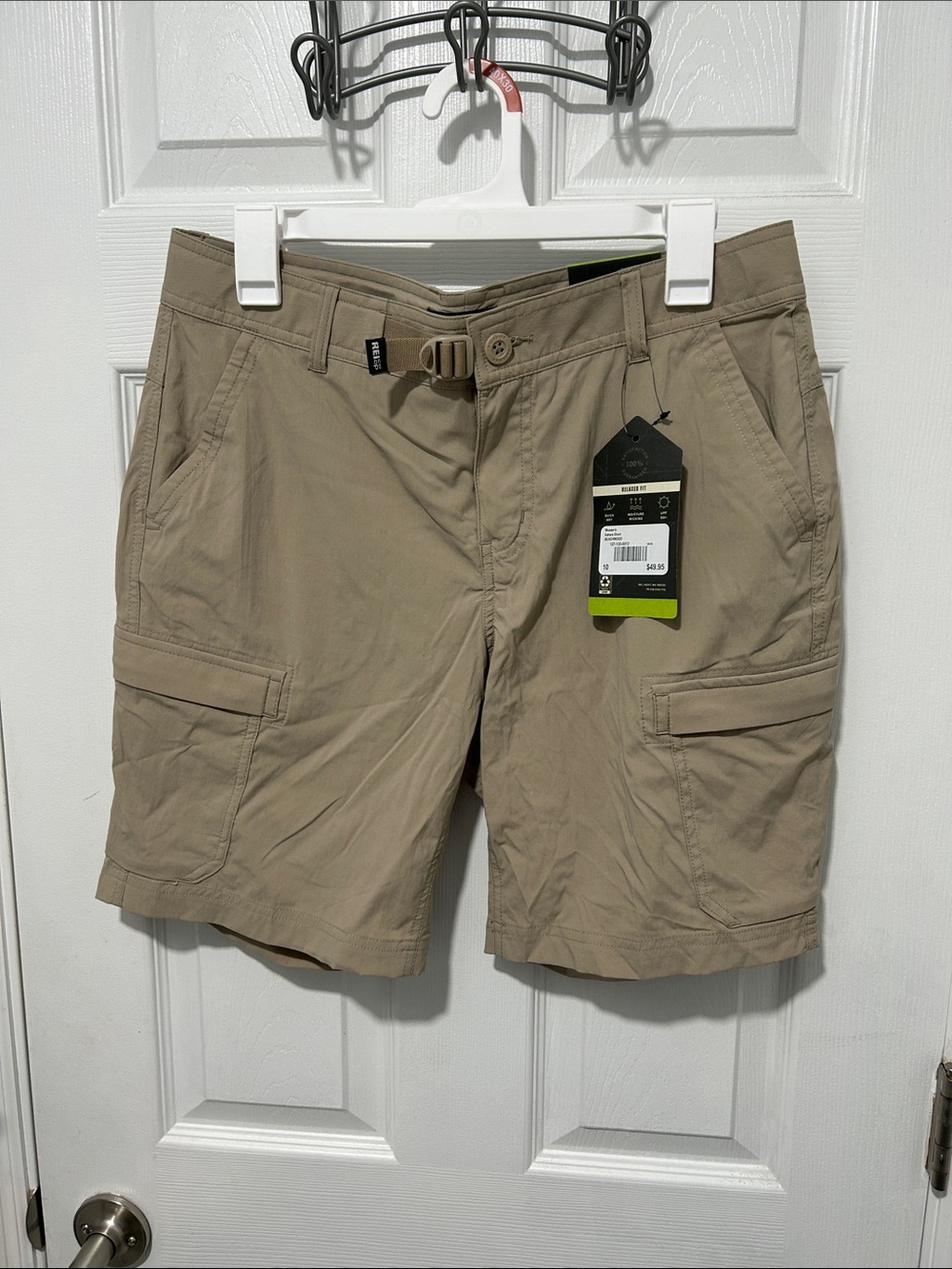 Women's REI Sahara Cargo Shorts - NWT -Sz 10, tan